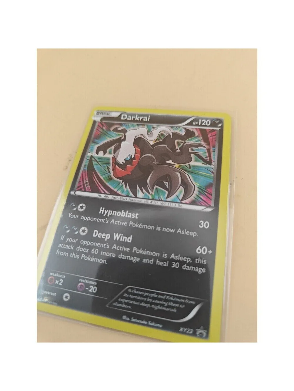 Pokemon Darkrai XY22 Black Star Promo Holo Rare 2014 Near Mint